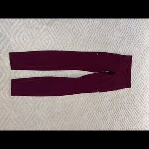 workout leggings lululemon maroon